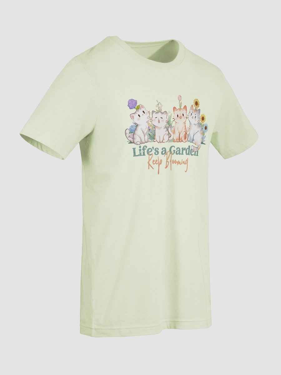 Life is a cat garden -Unisex Tee Lightweight product image (5)