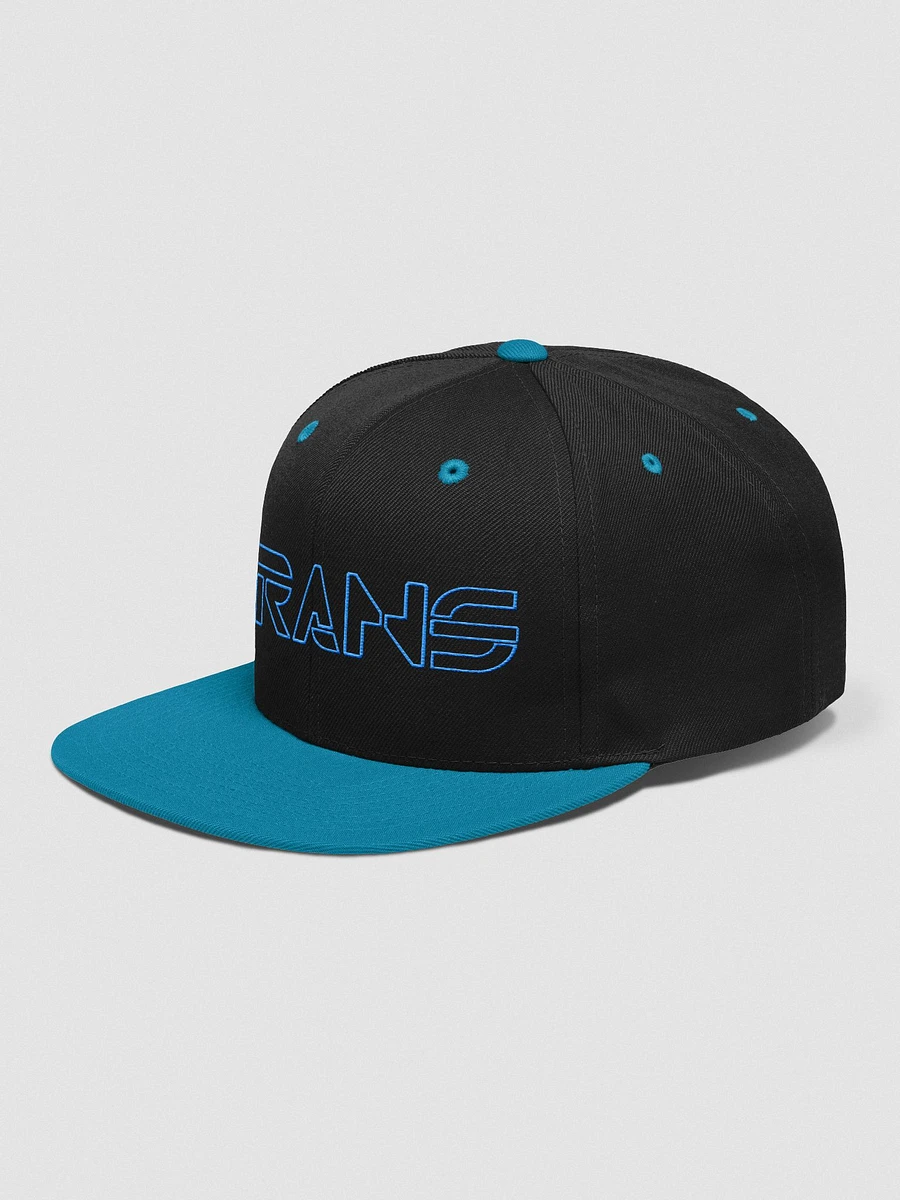 TRANS Vaporwave Snapback Embroided Hat product image (3)