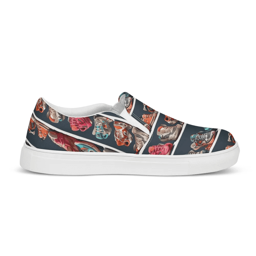 Sneakers Pattern All Over Print Slip On Shoes product image (11)