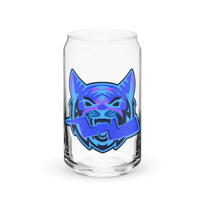 Neon Blues Logo Can-Shaped Glass product image (1)