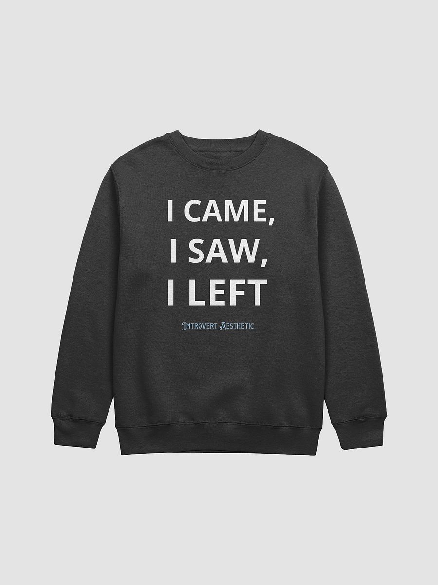 I Came, I Saw, I Left - Premium Crewneck Sweatshirt product image (1)