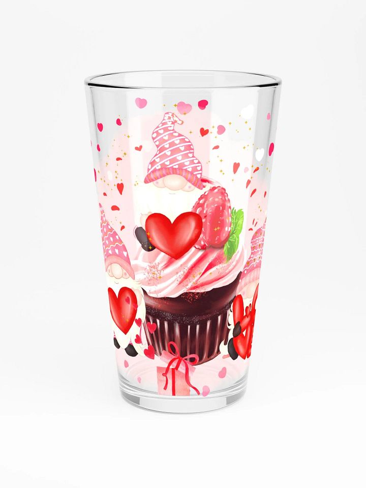Love Gnome Festive Pint Glass product image (1)