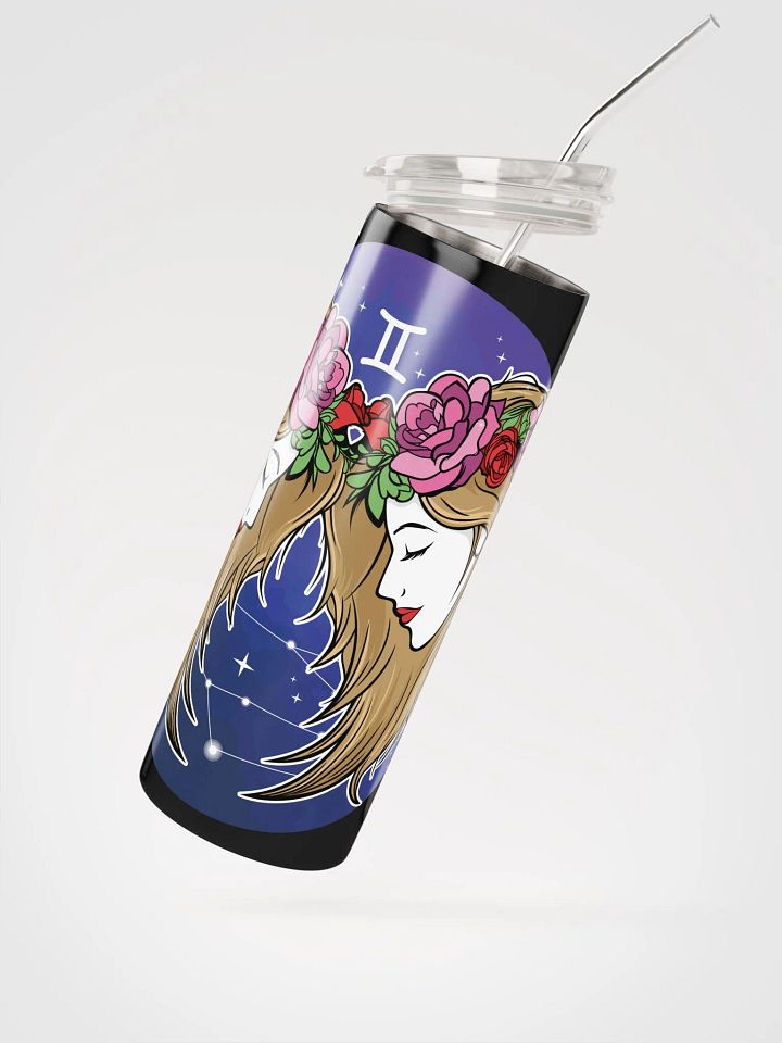 Floral Gemini Stainless Steel Tumbler product image (4)