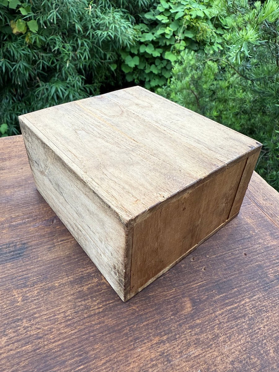🎎 Antique Japanese Wooden Sake Tokuri Box with Calligraphy – Japan Antique Roadshow product image (5)
