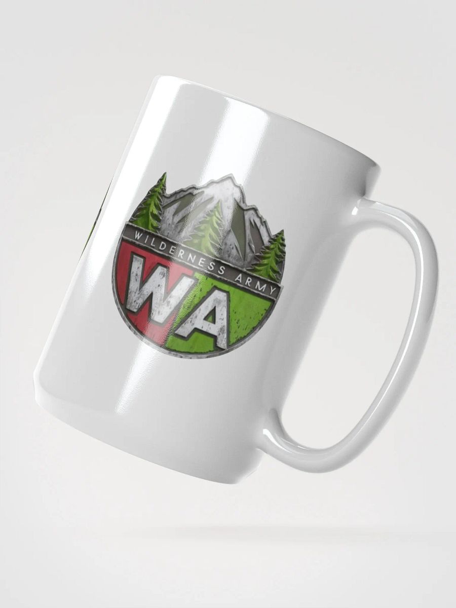 White Wilderness Army Logo Glossy Mug product image (2)