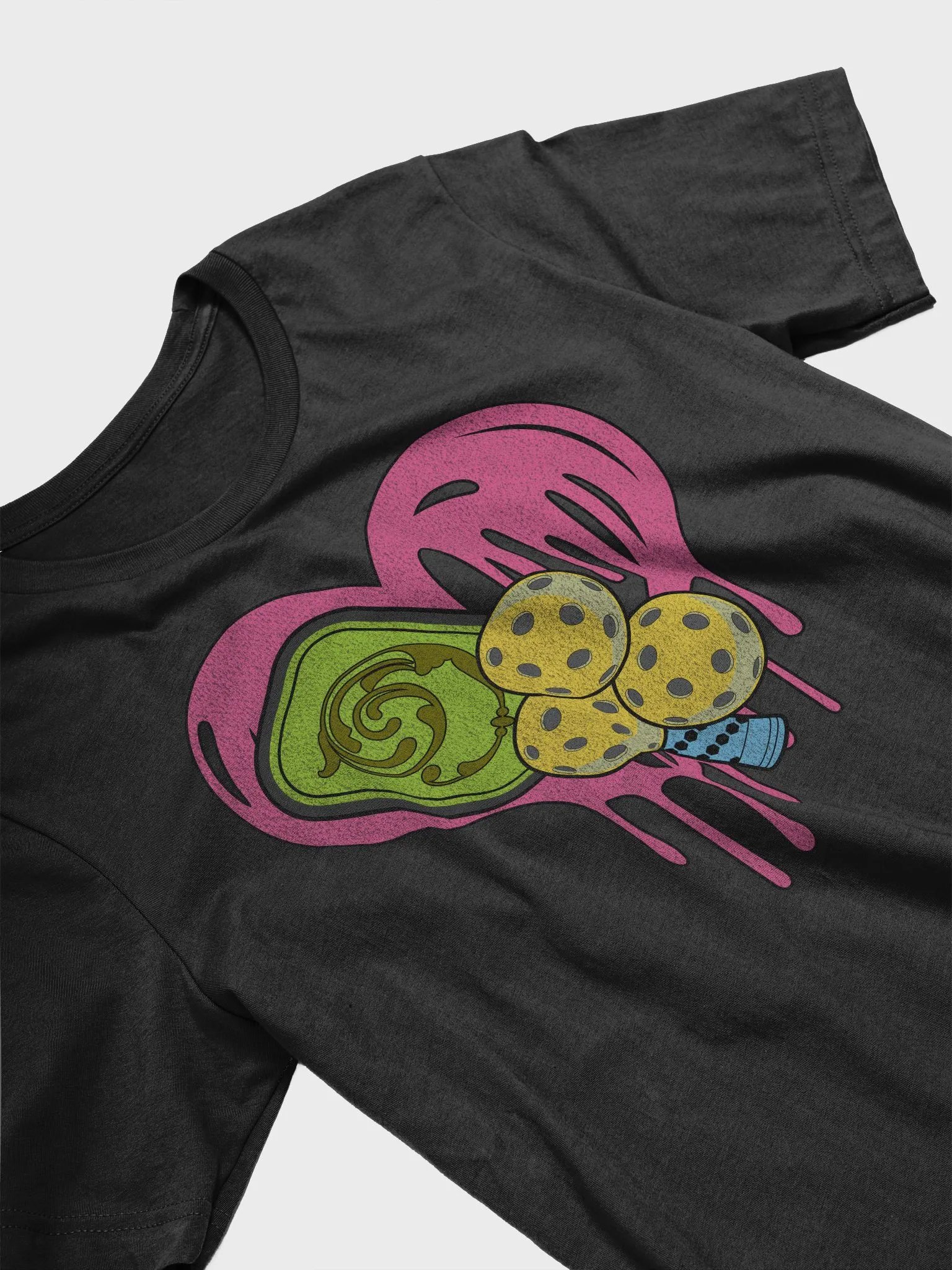 Heart Pickleball Swirls T-Shirt product image (2)