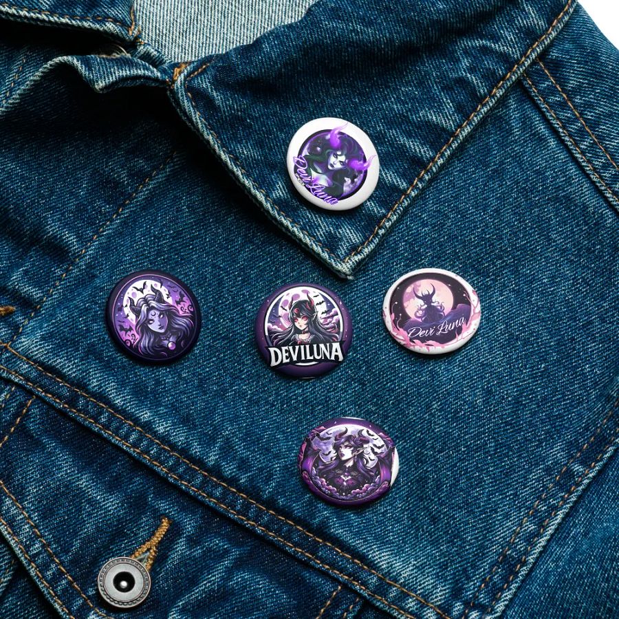 Set of 5 DeviLuna Pins product image (16)