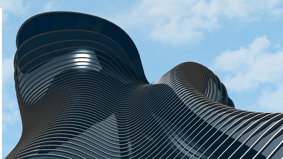 Parametric Tower Facade Design Grasshopper Rhino Files Download product image (1)