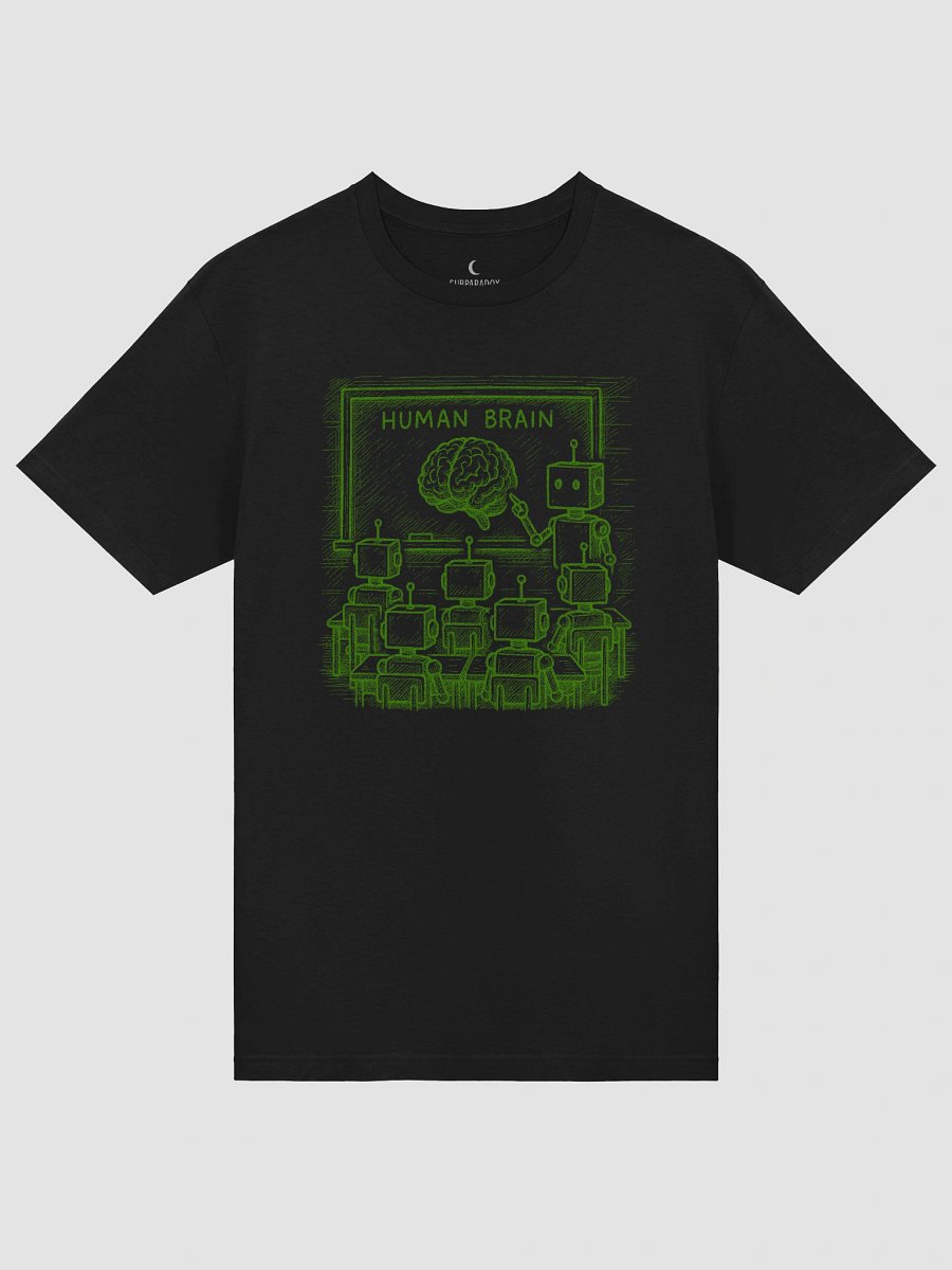 What…? Human? - Robot Classroom - Black Tee product image (5)