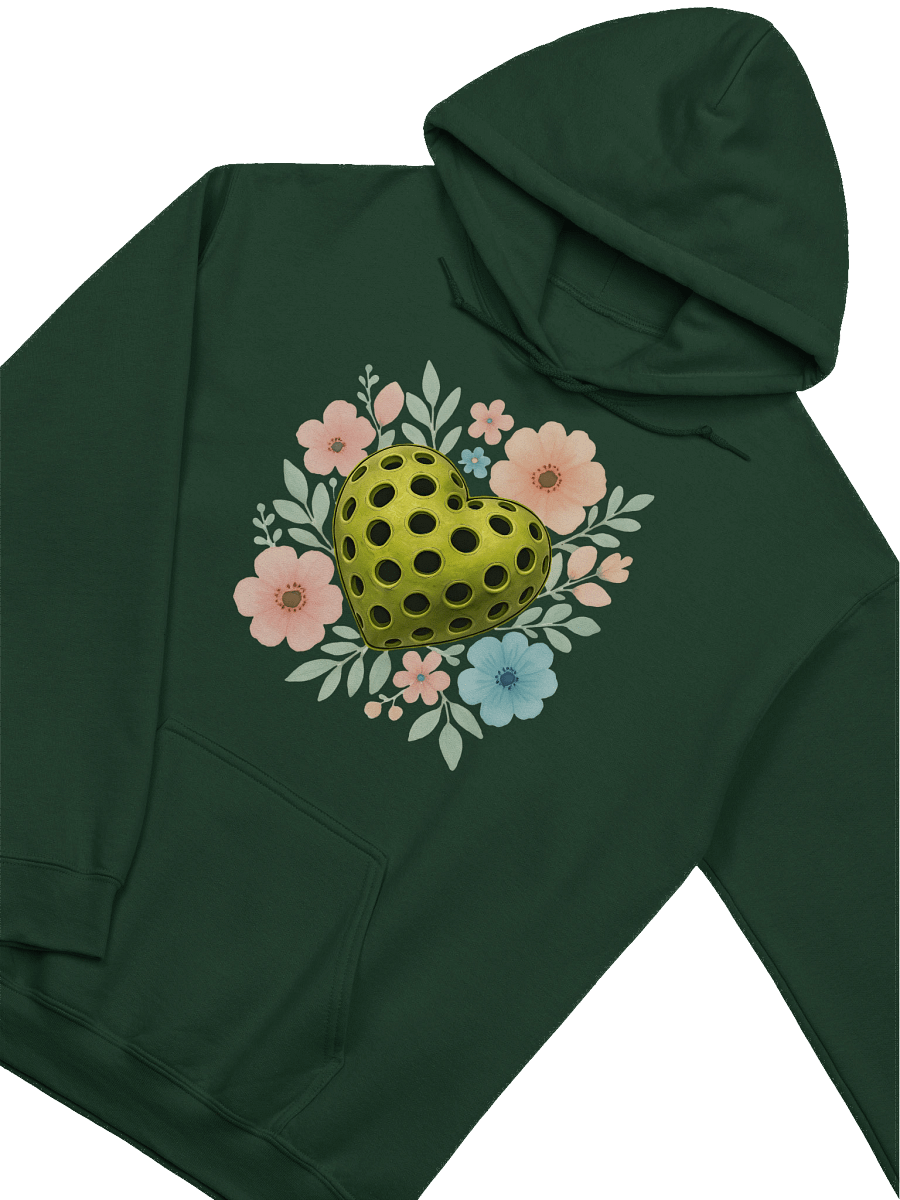 Pickleball Heart Flowers Golden Floral Hoodie product image (6)