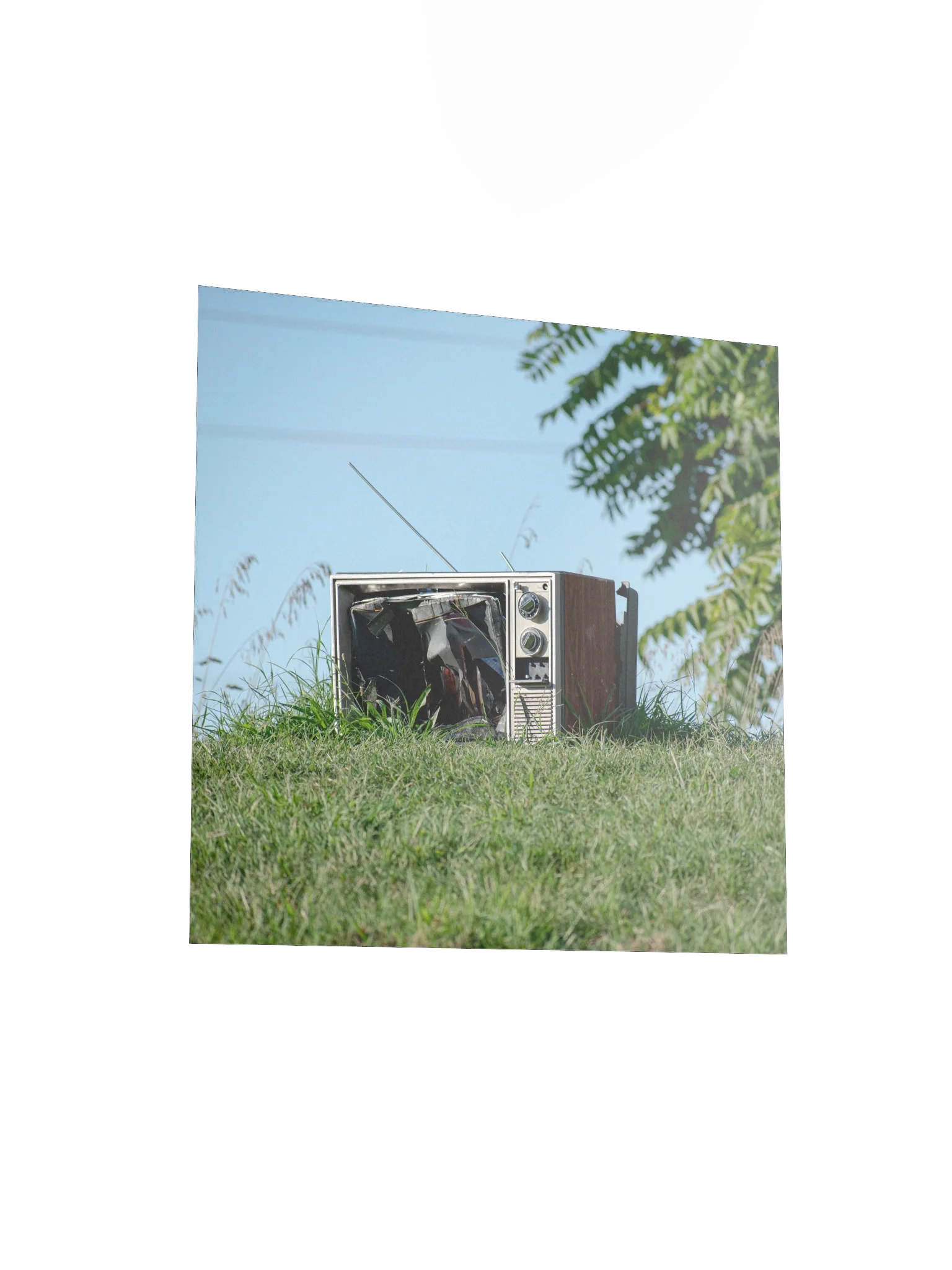 Abandoned (Square Matte Poster) product image (3)