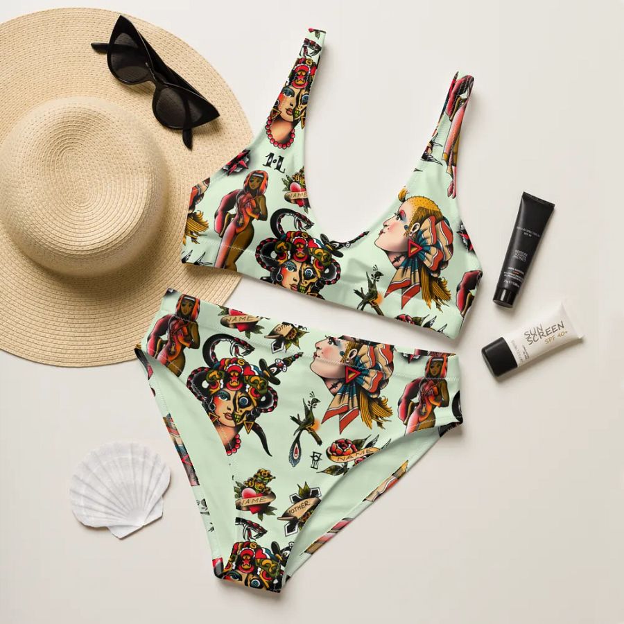 Landlubber Lewy’s Tattoo Flash Bikini Set product image (11)