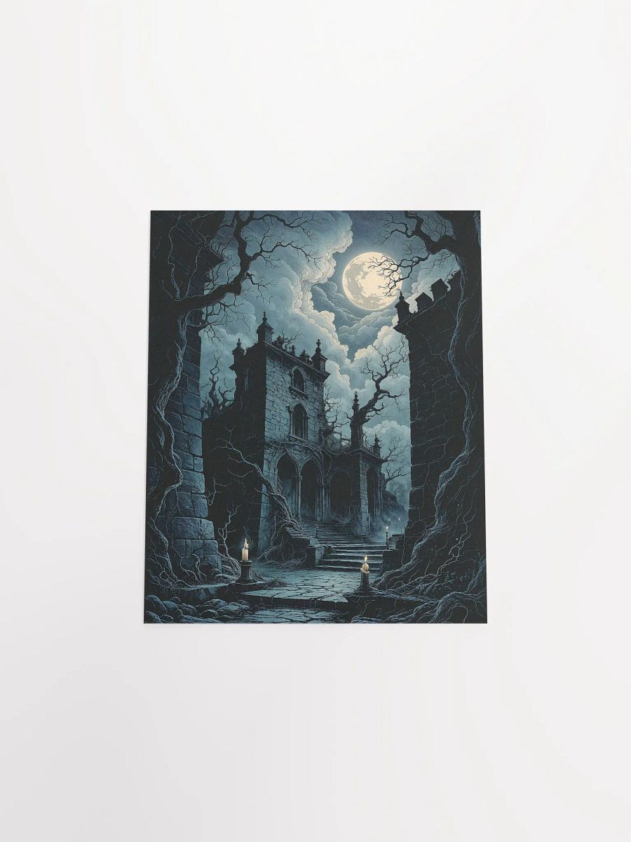 Moonlit Gothic Ruin Poster product image (32)
