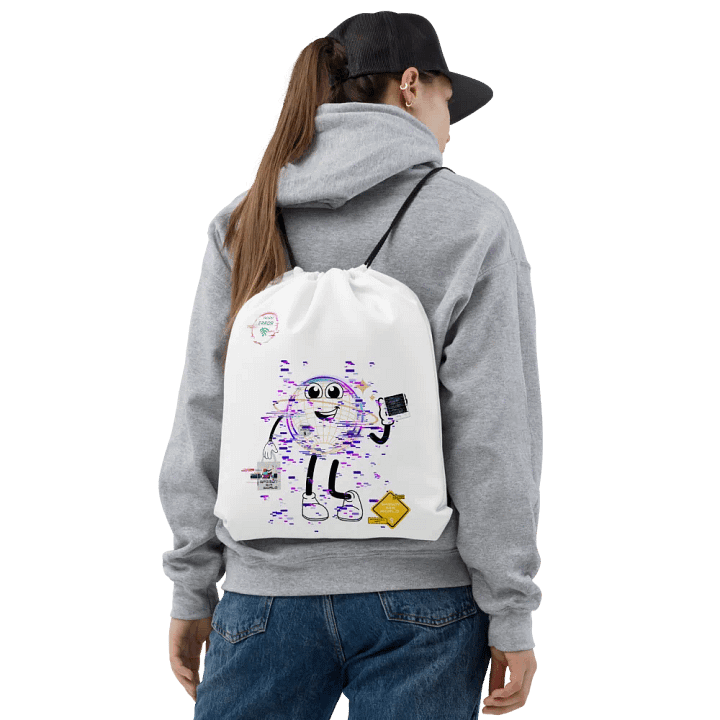 Glitch W0rLD Gym bag product image (2)