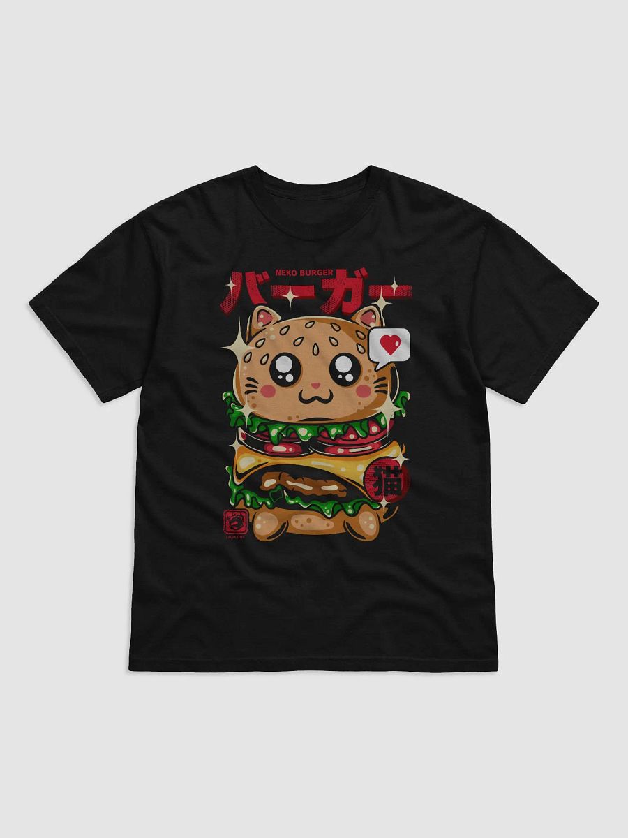 Neko Burger Funny - Heavyweight T-Shirt product image (1)