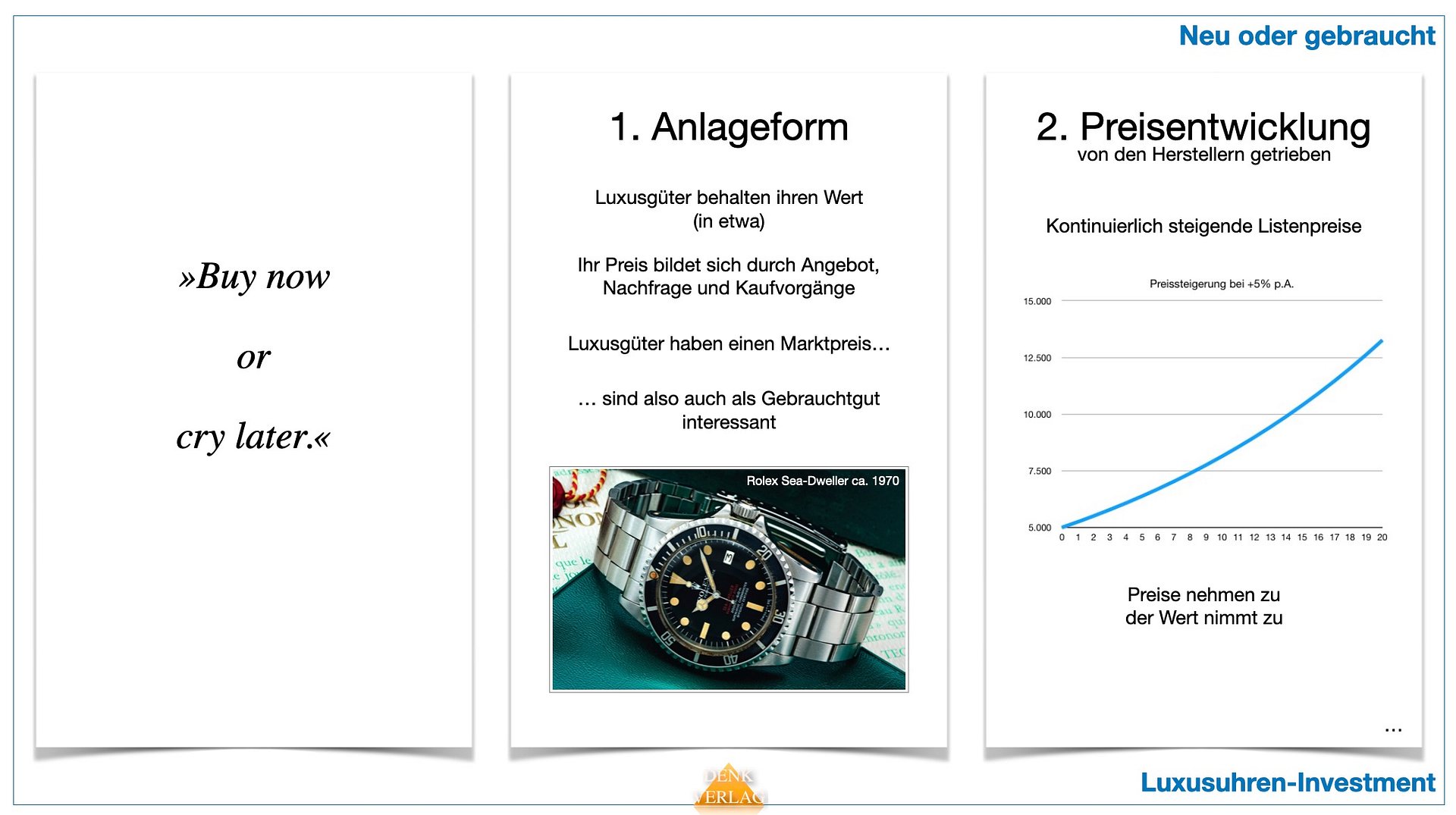 Luxusuhren Investment - Video-Kurs - Teil 4 - Update 2022 product image (7)