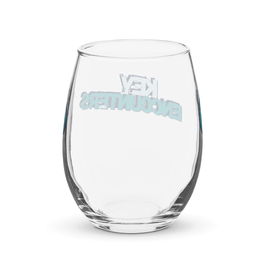 Cheers to Elegance: Key Encounters Stemless Wine Glass product image (2)