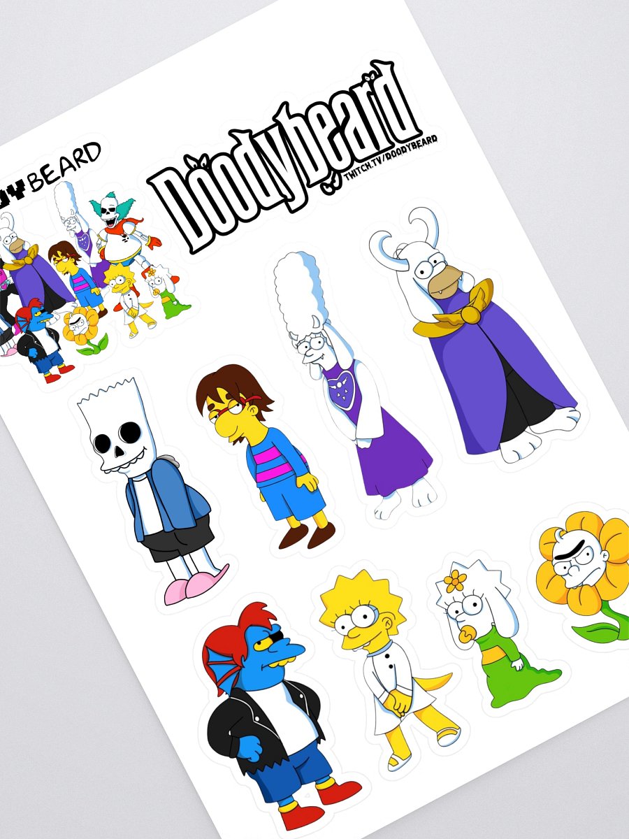 SIMPSONTALE STICKER PACK! product image (1)