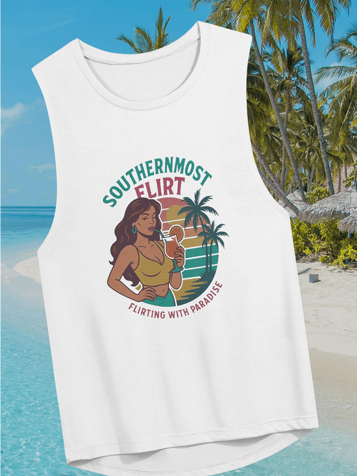 Key West Southernmost Flirt Ladies Ultra-Soft Tank Top product image (1)