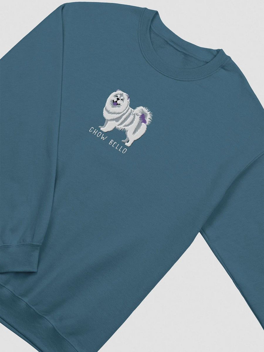 Chow Bello Sweatshirt(Embroidered) of a Chow Chow(White) product image (6)