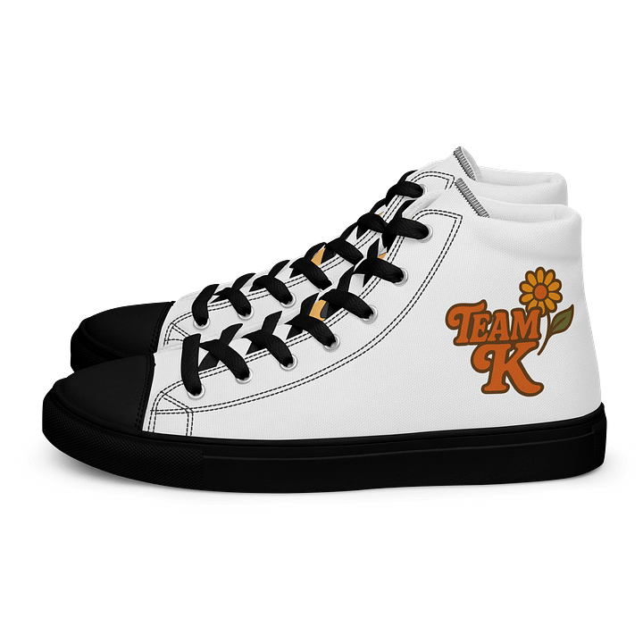 Team K 1970's Women's High Top Canvas Shoes product image (1)