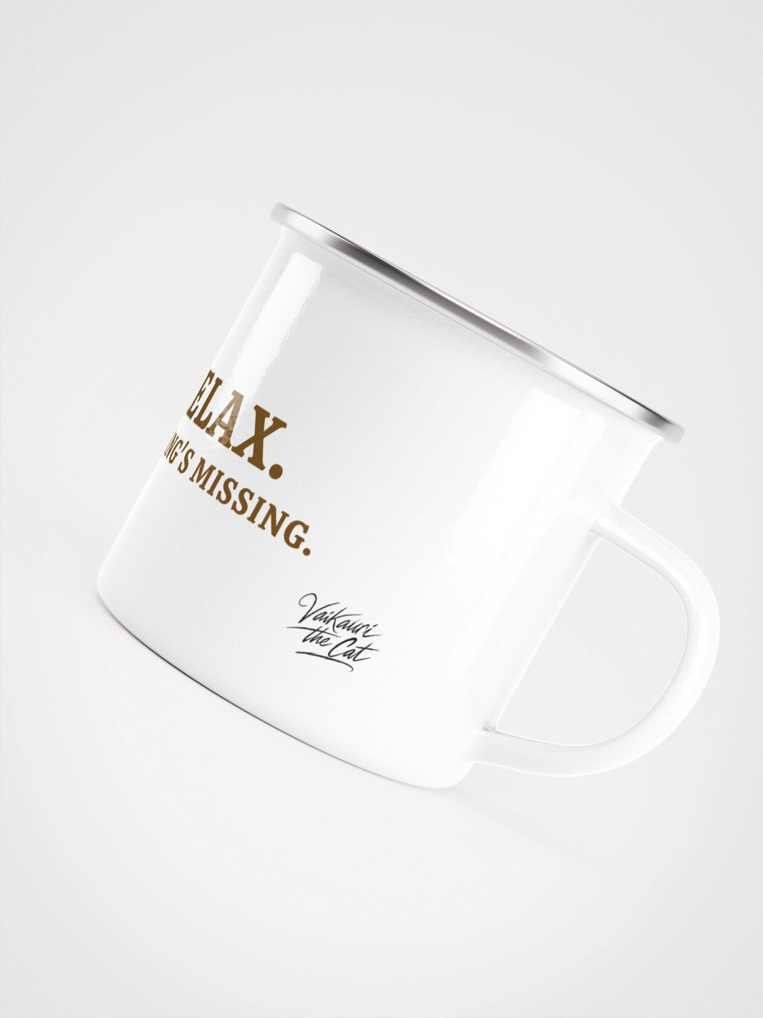 Vaikauri Cat Enamel Mug product image (5)