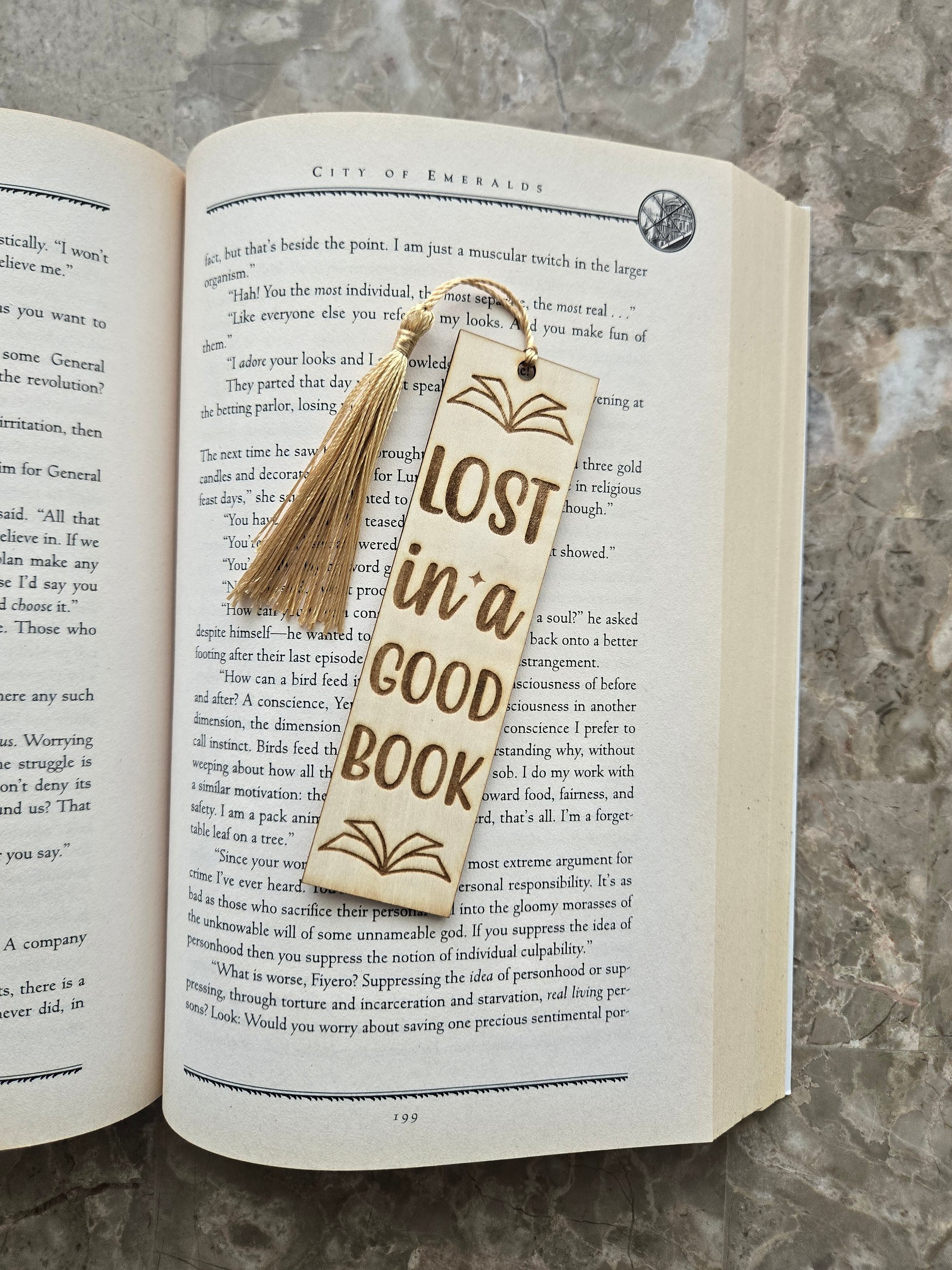 Wooden Bookmark - Lost product image (2)