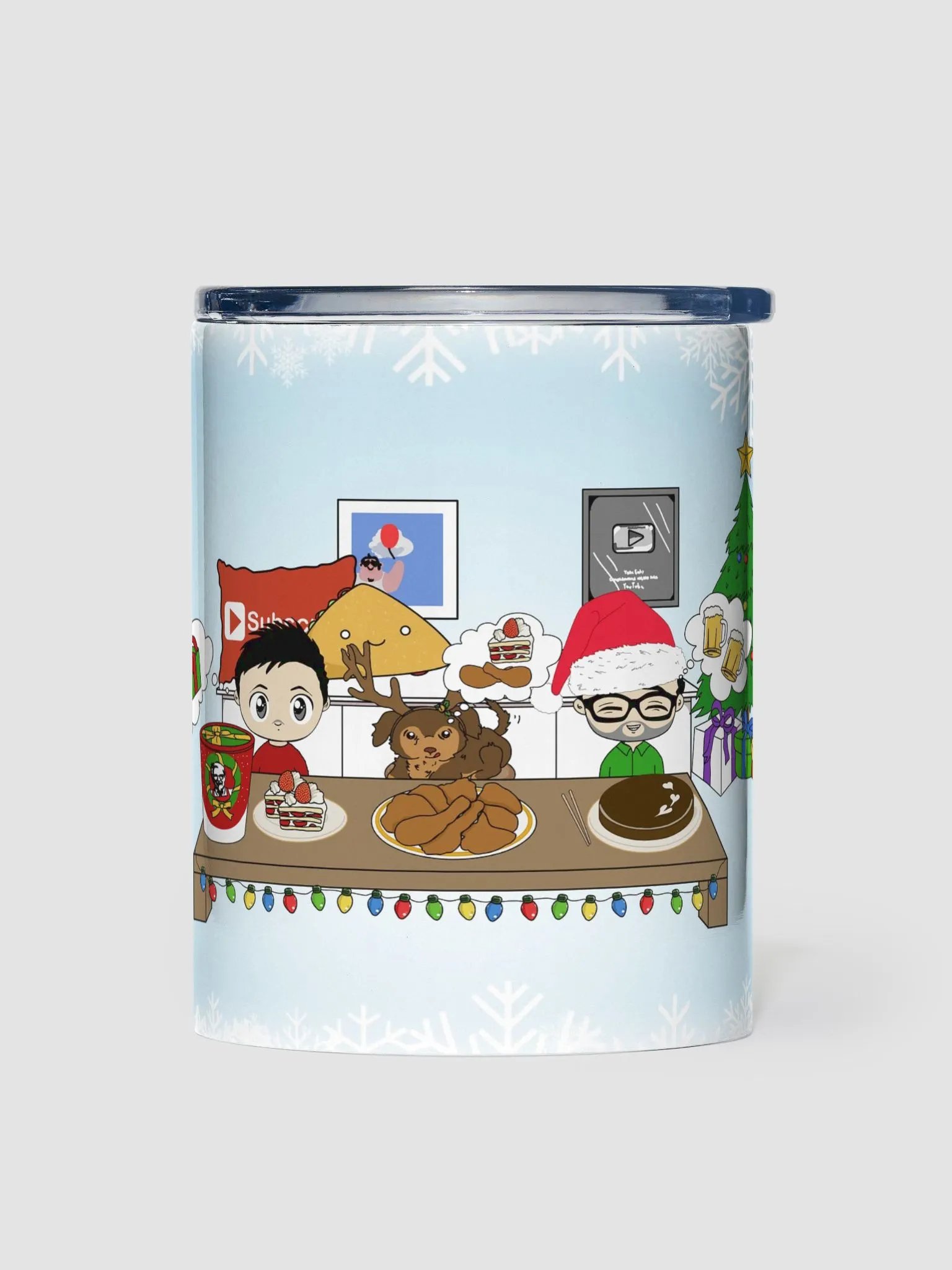 Holiday Stainless Steel Tumbler product image (1)