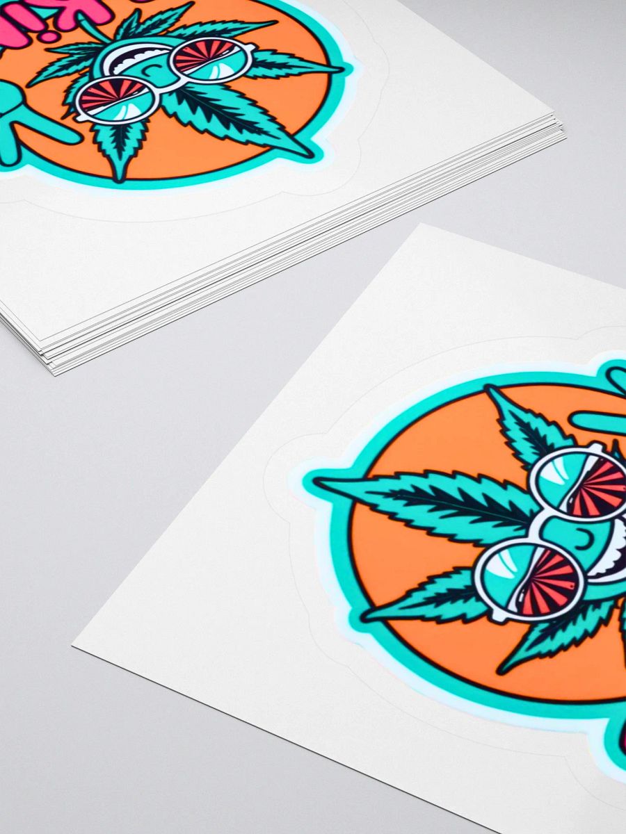 Peaceful Pot Leaf Sticker Set product image (12)