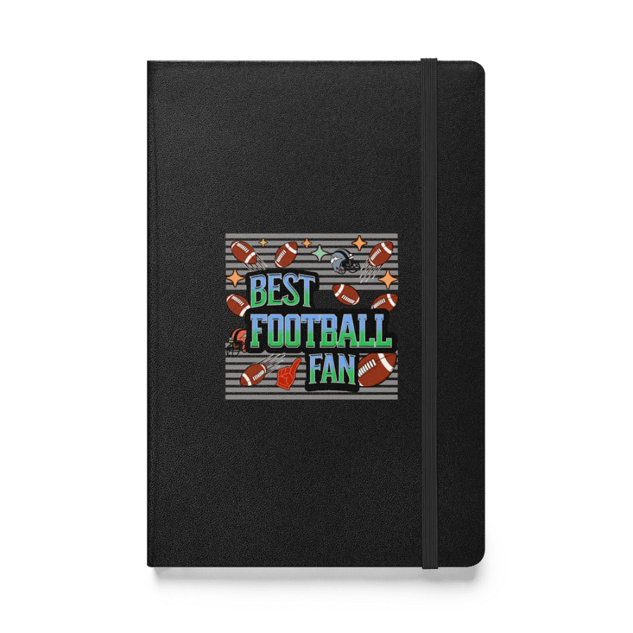 Best Football Fan Game Day Glory Hardcover Notebook product image (1)