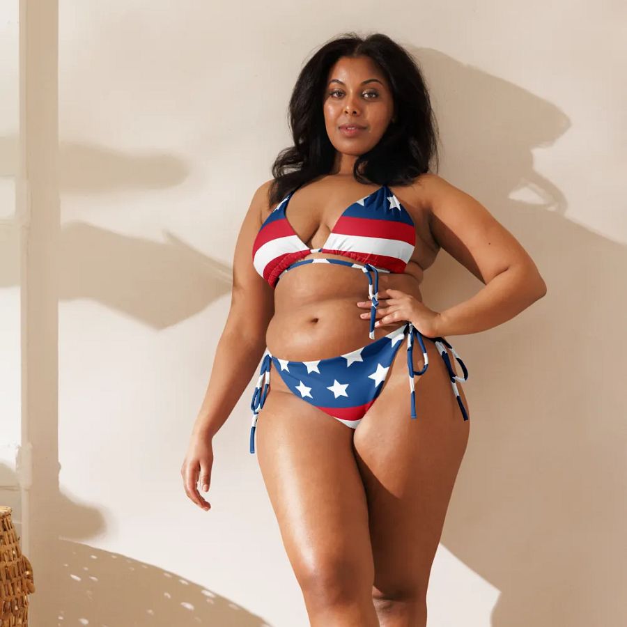 Stars & Stripes All-Over Bikini Set product image (10)