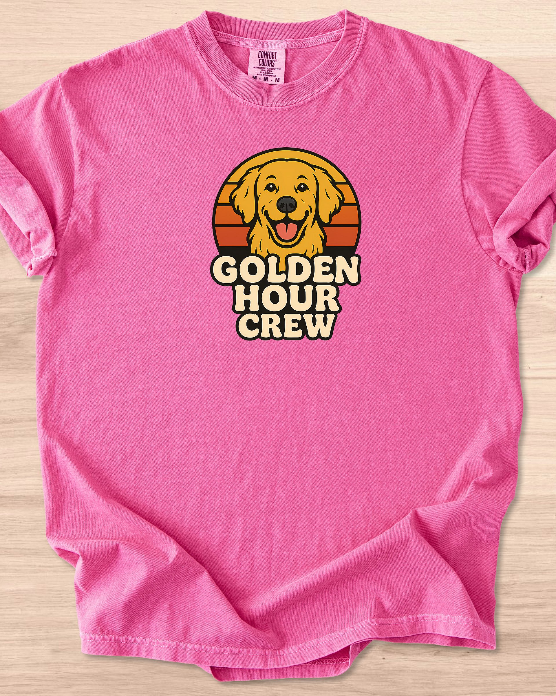 Golden Hour Crew (Golden Retriever) Tee product image (30)