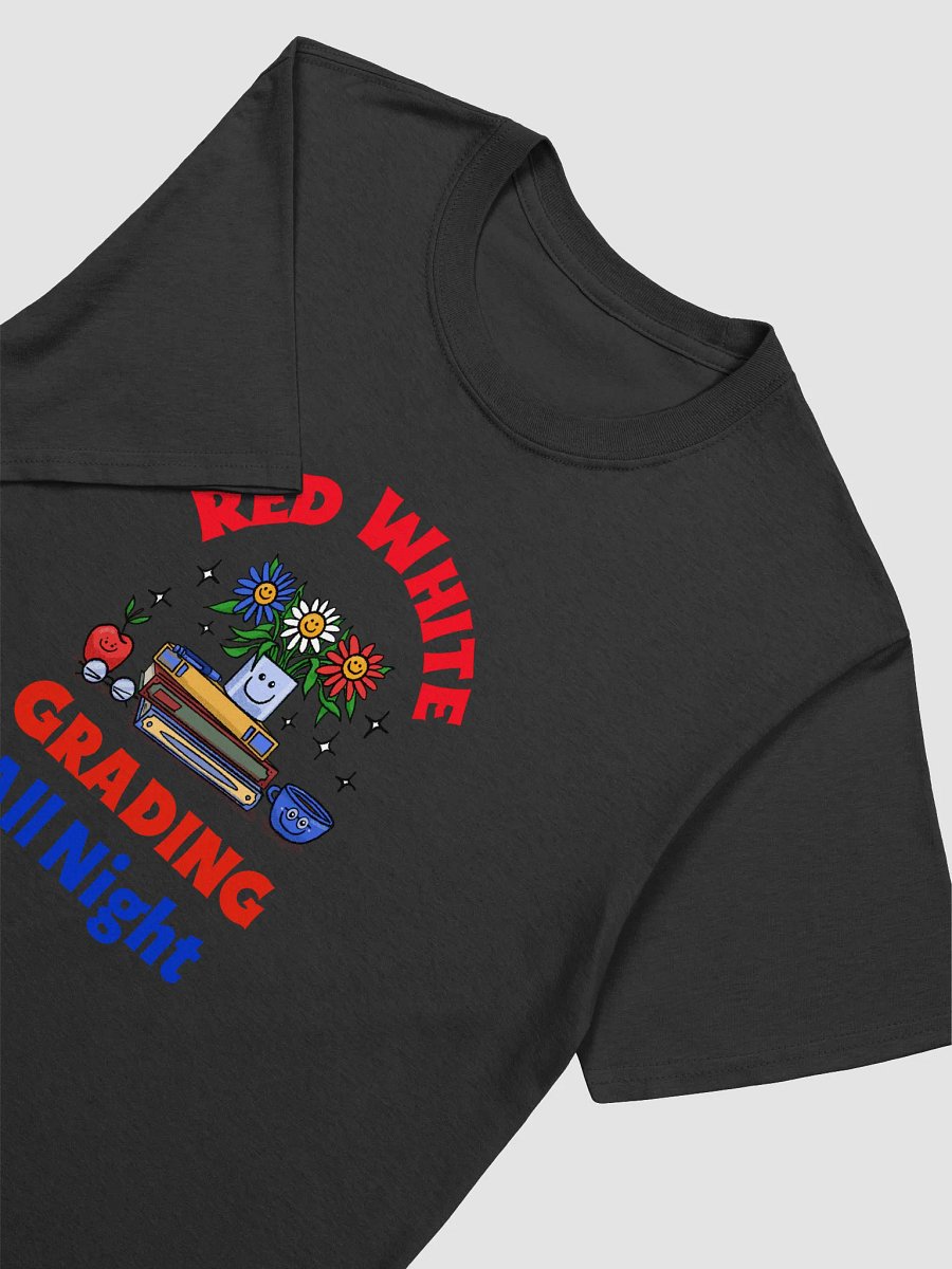 Red White Grading All Night T-Shirt product image (20)