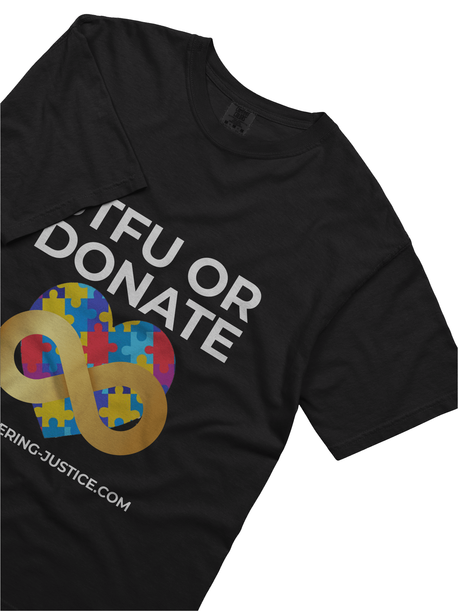 STFU & DONATE MEN'S HEAVYWEIGHT TEE product image (5)