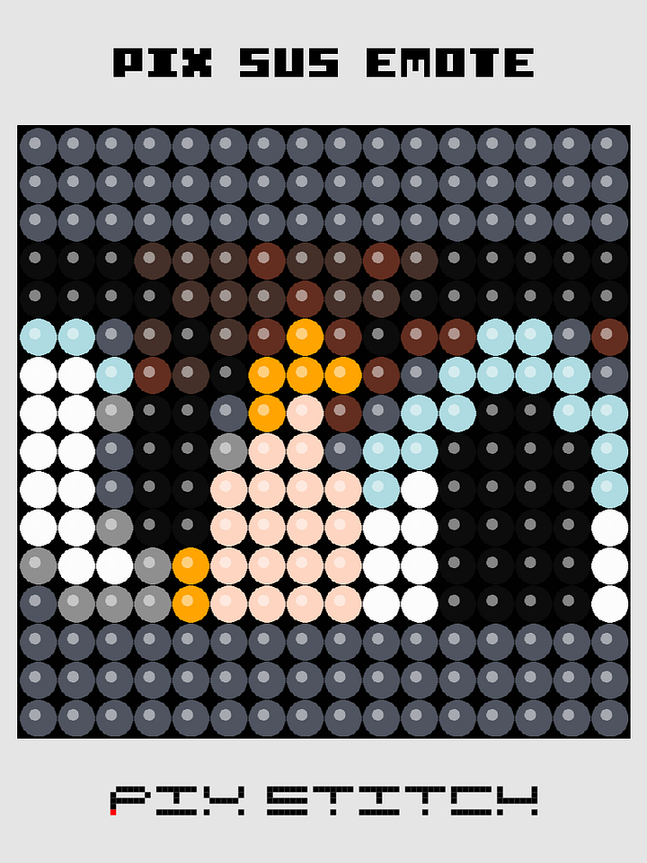 Pix Sus Emote Pixel Art product image (1)