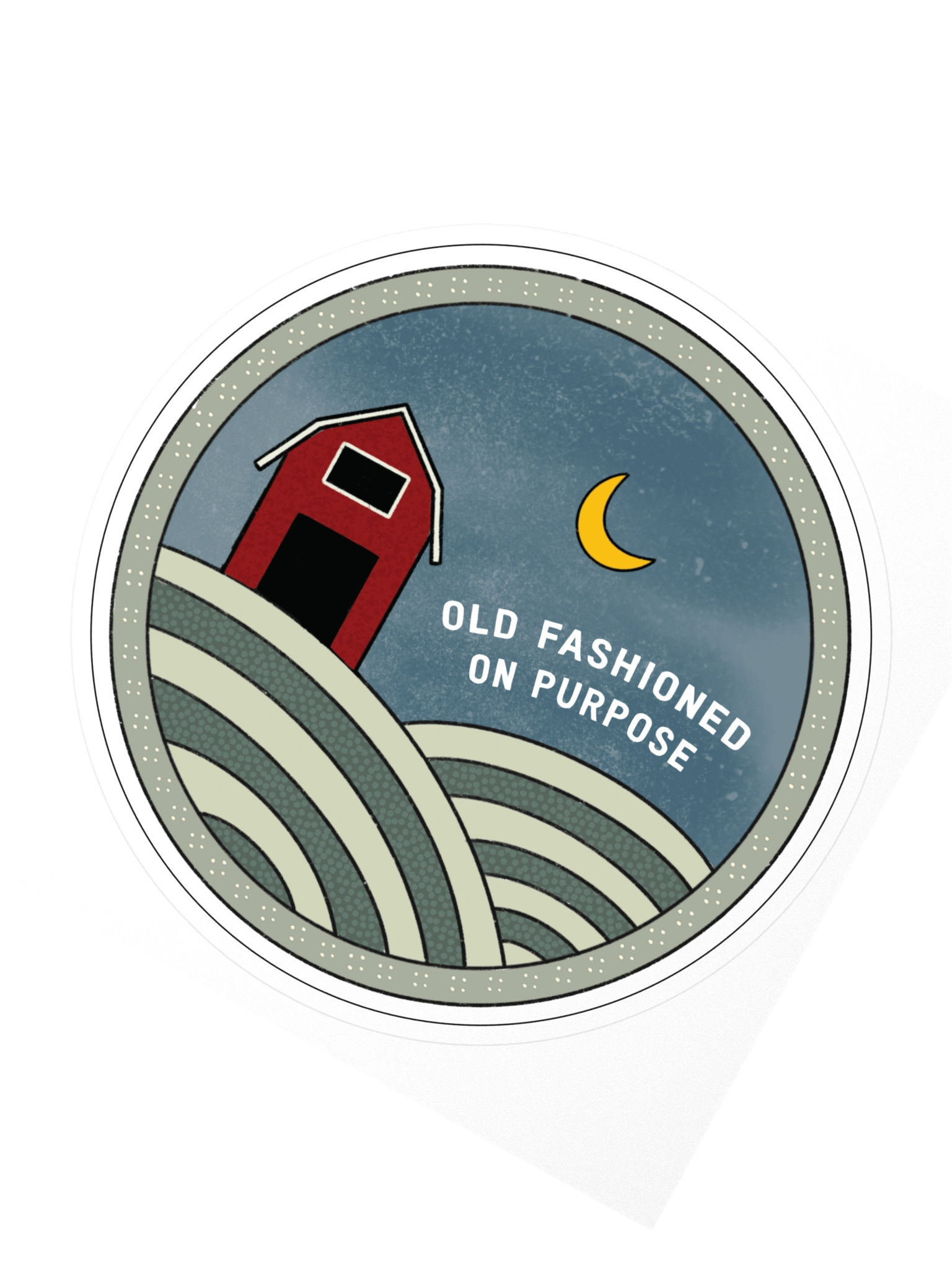 Old Fashioned on Purpose Sticker product image (2)