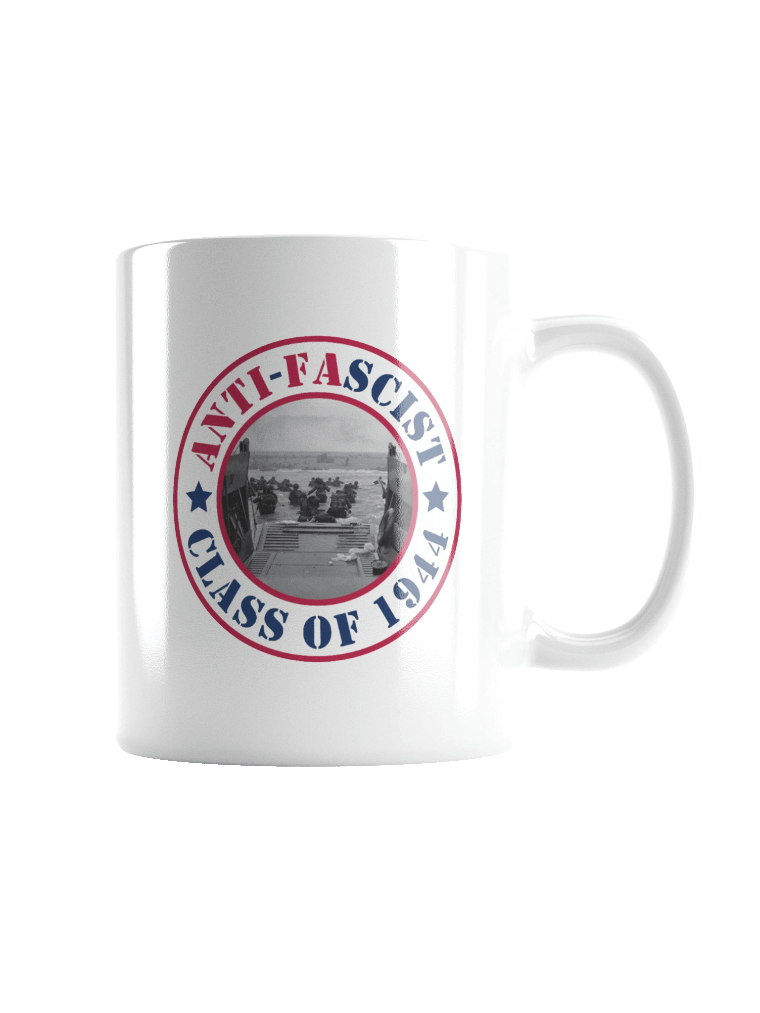 Anti-Fascist - Class of 1944 White Coffee Mug product image (5)
