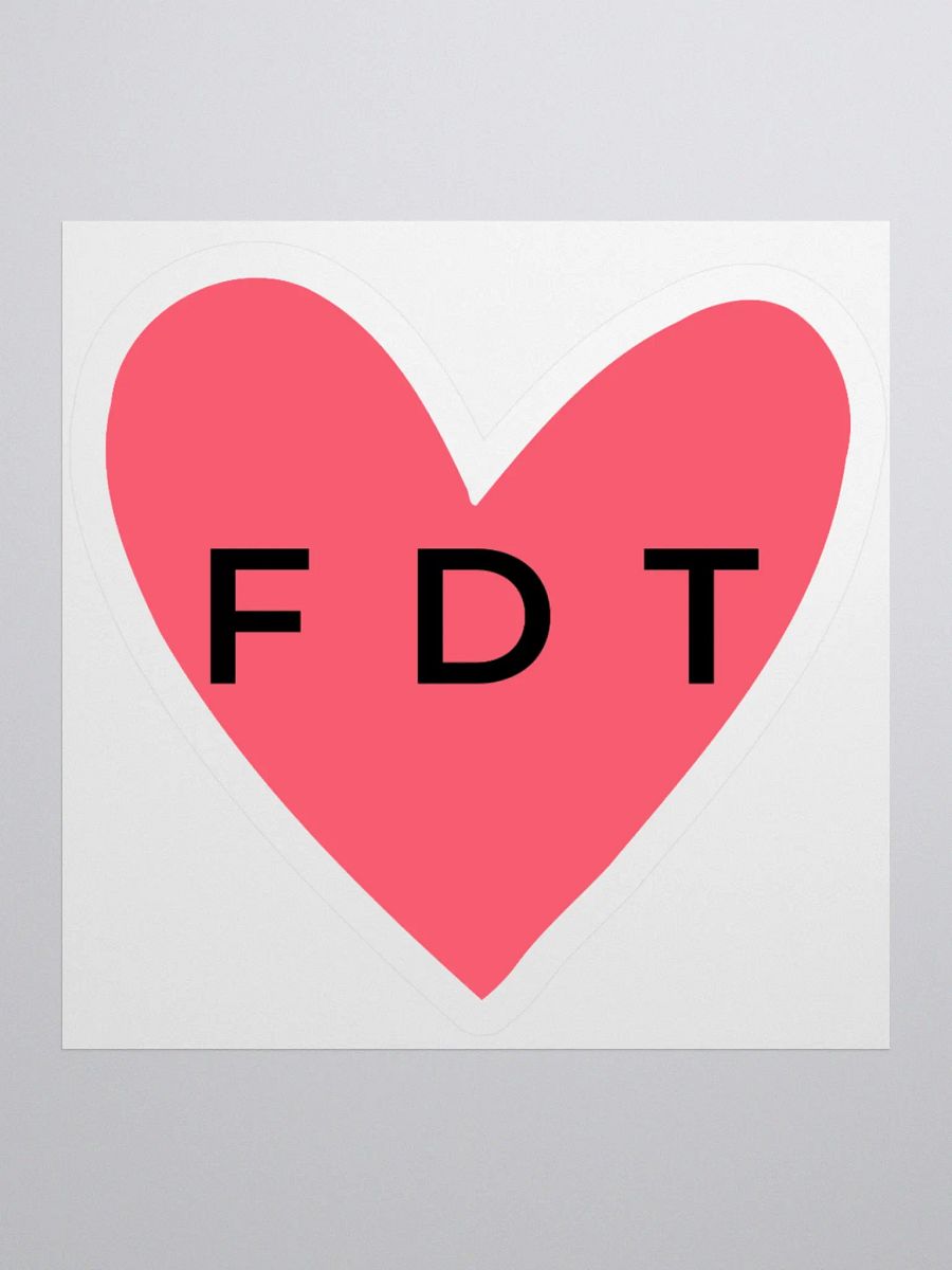 FDT Coral Sticker. product image (2)