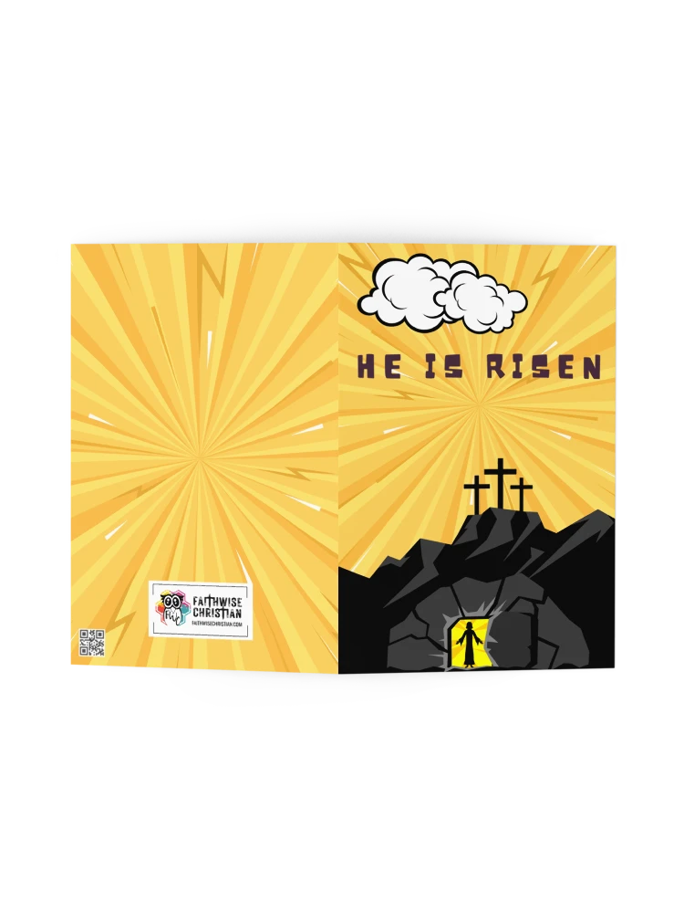 He Is Risen Retro Comic Greeting Card product image (14)