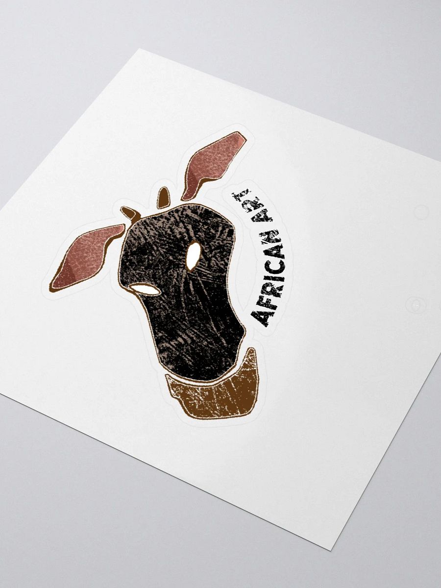African Art Giraffe Kiss Cut Stickers product image (8)