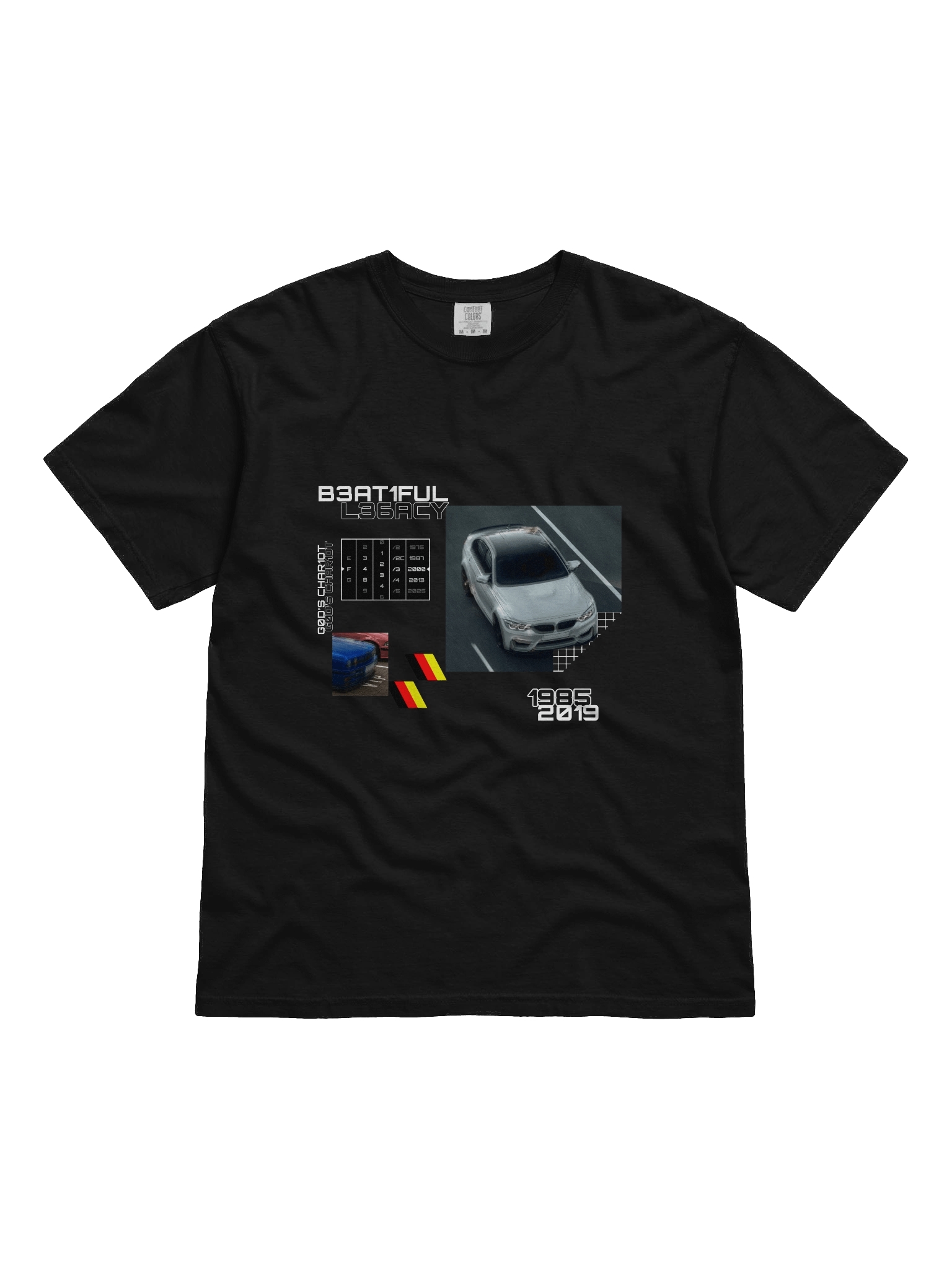 God's Chariot, German Automotive (White) | Shirt product image (1)