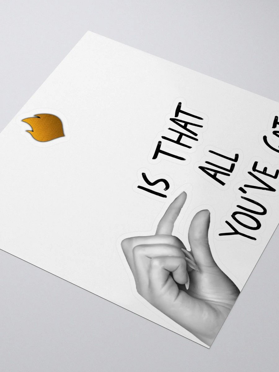 Flaming Gesture Kiss Cut Stickers product image (7)