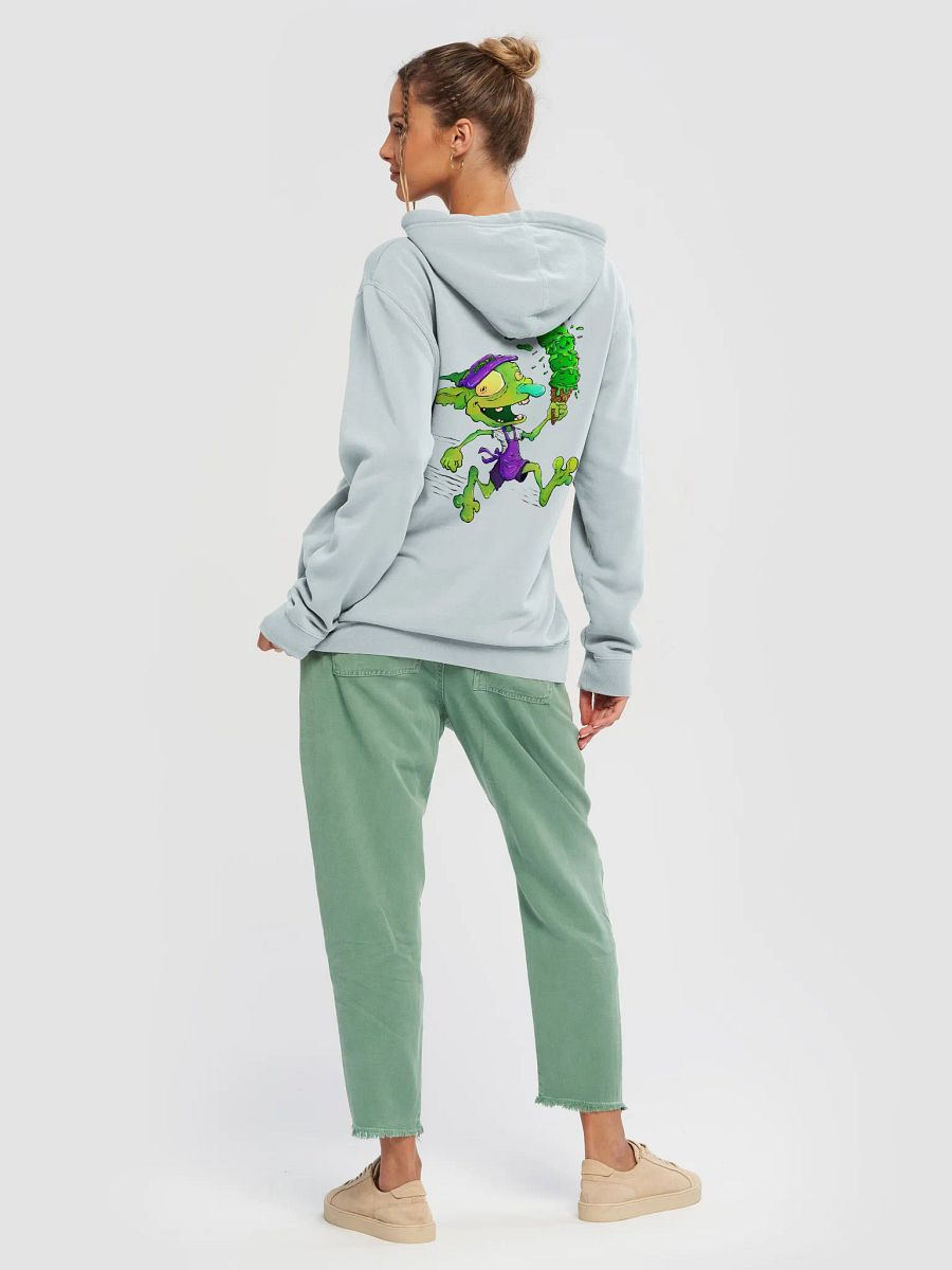 Goblin Mode Creamery hoodie Goblin logo on back & cone logo on right sleeve - Hoodie product image (4)