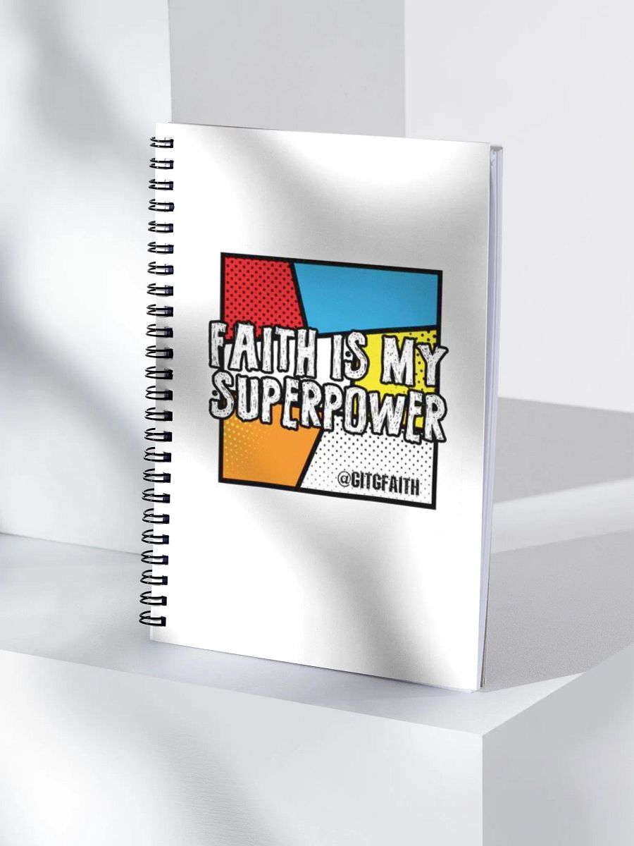 Faith is my Superpower Spiral NoteBook product image (3)