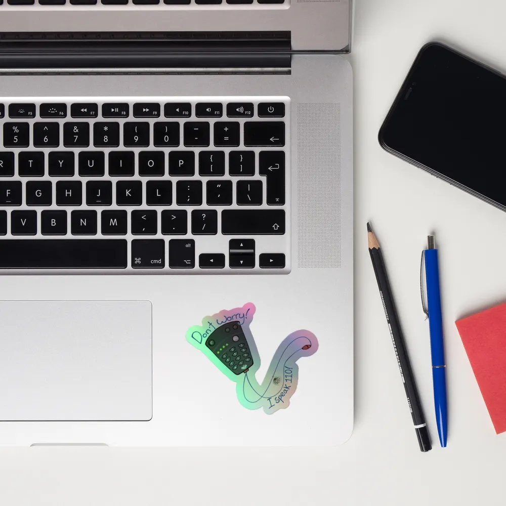 Don't Worry! I Speak 110! ERS-110 Sound Controller Sticker product image (12)