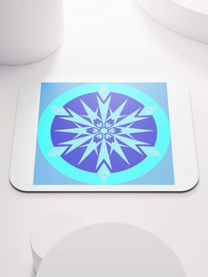 snowflake mouse pad product image (1)