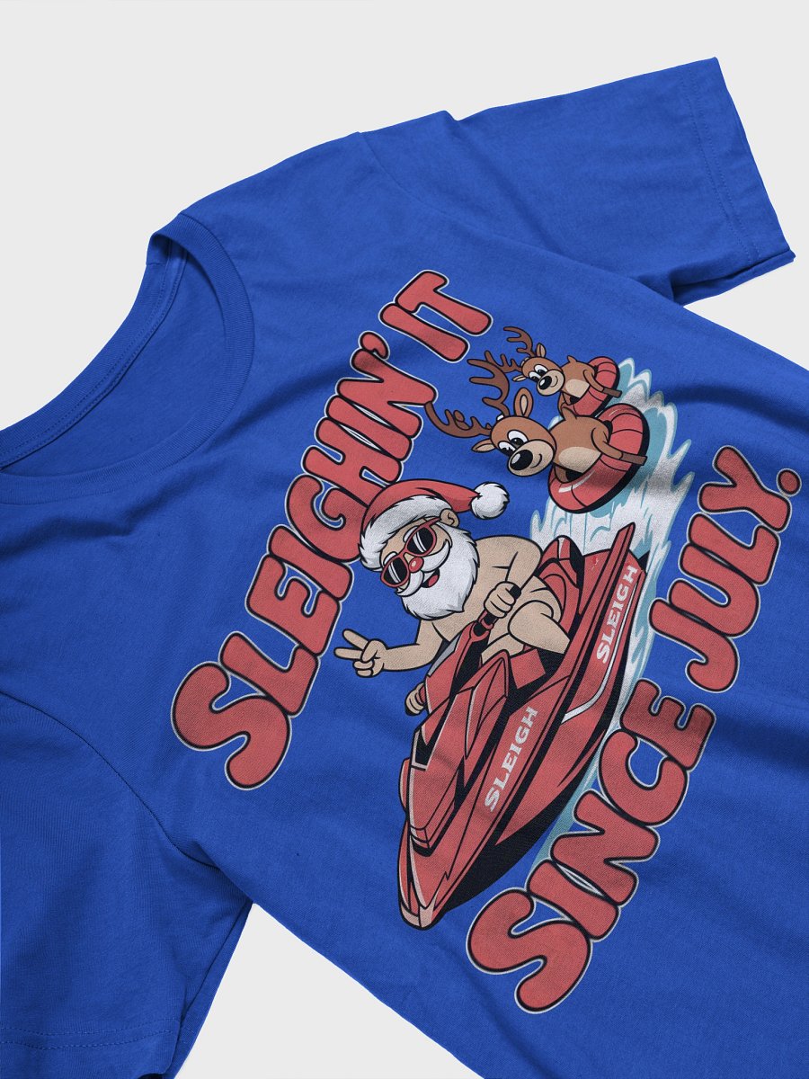 Santa Sleighin' Jet Ski T-Shirt product image (13)