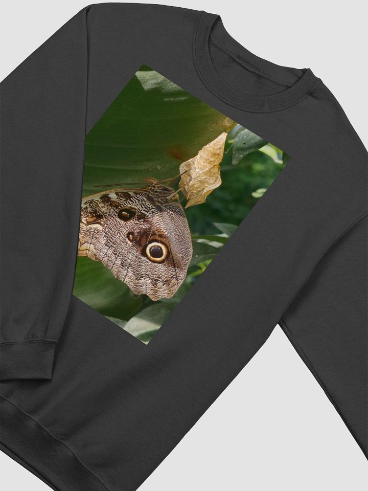 Tropical Owl Butterfly Unisex Crewneck Jumper product image (1)