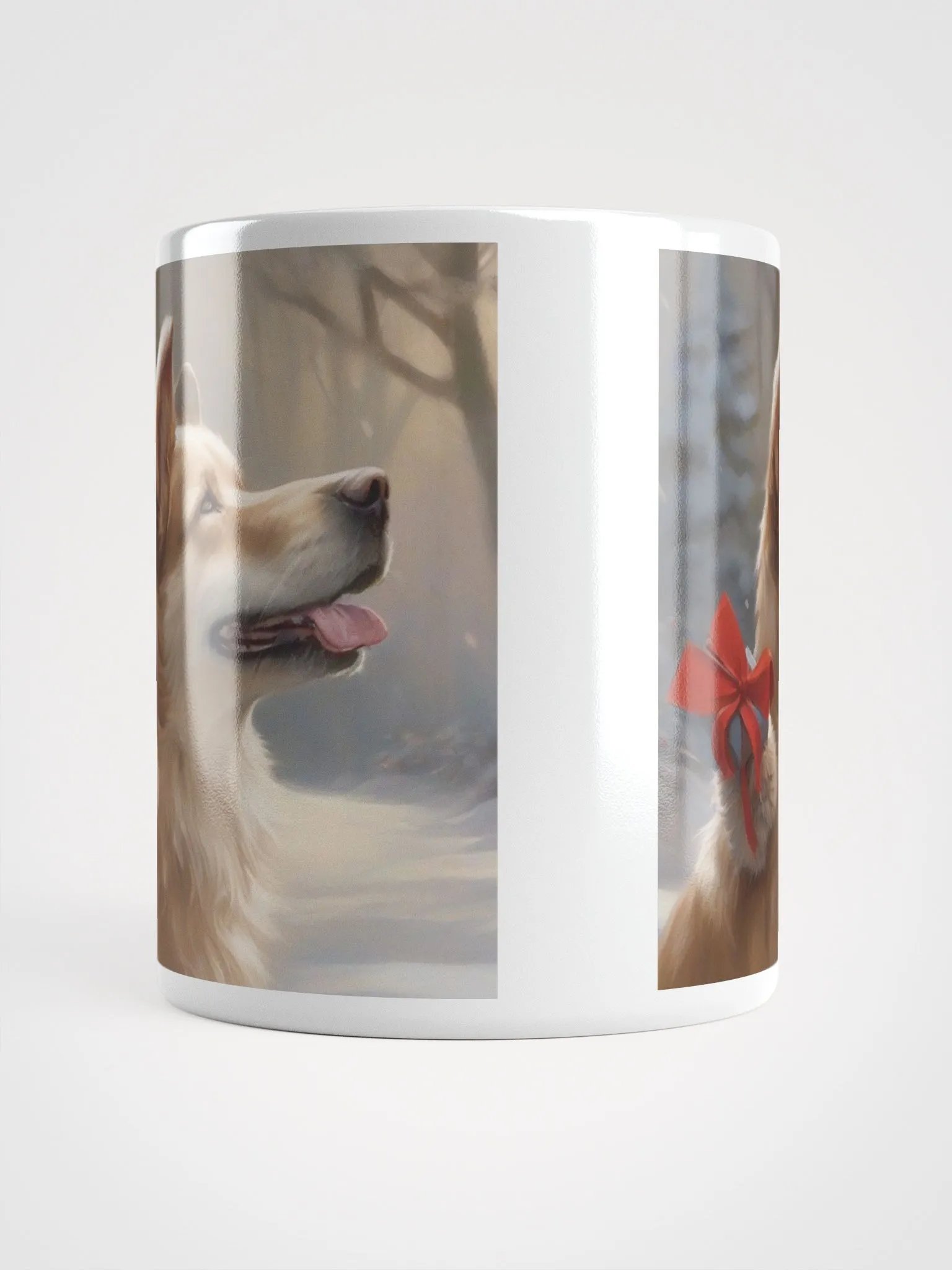 548-Mugs with Dog-Mugs, White Glossy Mug-Ceramic--Furry Festivity: A Magical Christmas Companion product image (6)