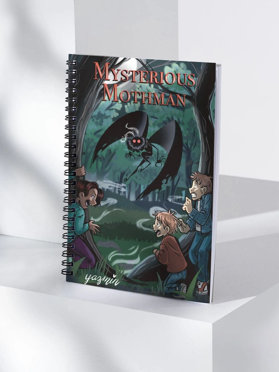Mothman Encounter: Notebook Illustration product image (4)